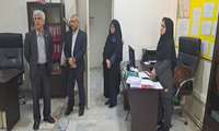 بازدید معاون بهداشت دانشگاه از واحدهای ستادی شبکه بهداشت و درمان پیشوا