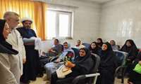 تجلیل از جوانان و مادران باردار شرکت کننده در کلاس های آمادگی برای زایمان در مرکز خدمات جامع سلامت جلیل آباد
