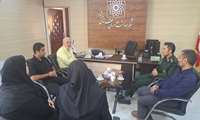 برگزاری نشست مشترک مسئول اجتماعی سپاه با مدیر شبکه بهداشت و درمان شهرستان پیشوا