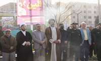   همزمان با اولین روز دهه مبارک فجر، پرچم سه رنگ جمهوری اسلامی ایران در میدان شهید اردستانی به اهتزاز در آمد