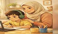  «چند توصیه برای آرامش مادران در زمان آموزش آنلاین»