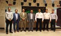 دیدار مدیر شبکه بهداشت و درمان به مناسبت هفتم مهرماه روز آتشنشانی و خدمات ایمنی با آتشنشانان