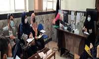 جلسه ی جمع بندی پایش مرکز خدمات جامع سلامت شهید صدوقی، پایگاه ها و خانه های بهداشت تحت پوشش مرکز 