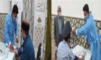 حضور تیم سلامت شبکه بهداشت و درمان پیشوا در محل اقامه نماز جمعه شهرستان 